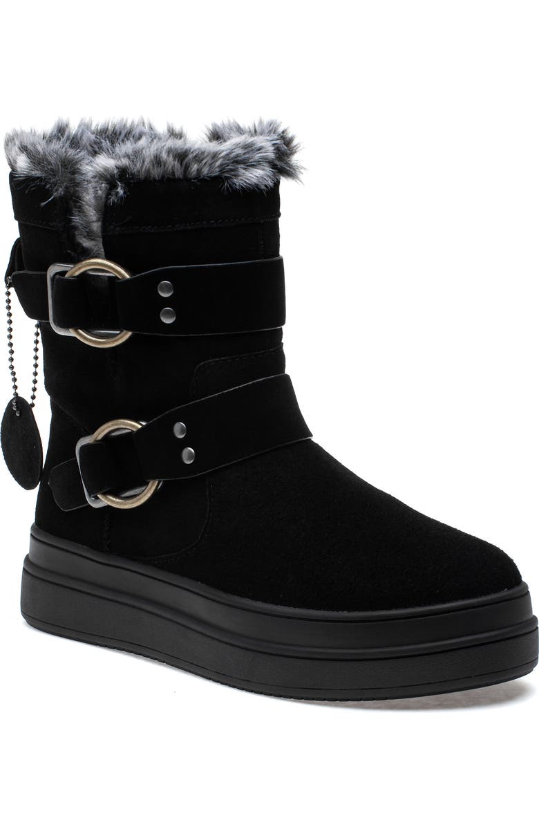 JSlides Nelly Water Resistant Faux Fur Boot, Main, color,