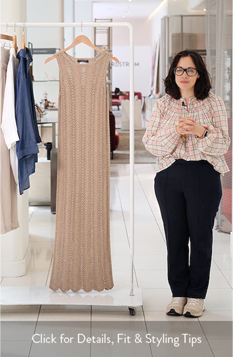 Sleeveless Knit Maternity Dress, sales video thumbnail