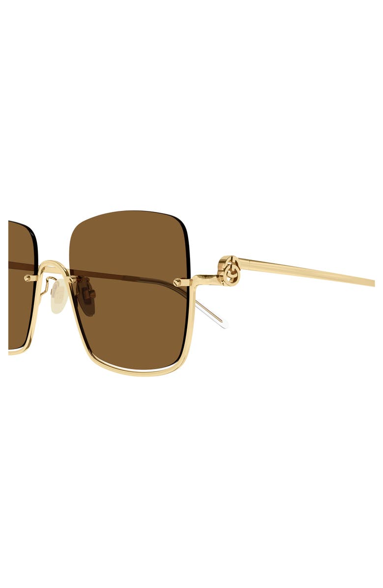Gucci 54mm Square Sunglasses, Alternate, color,