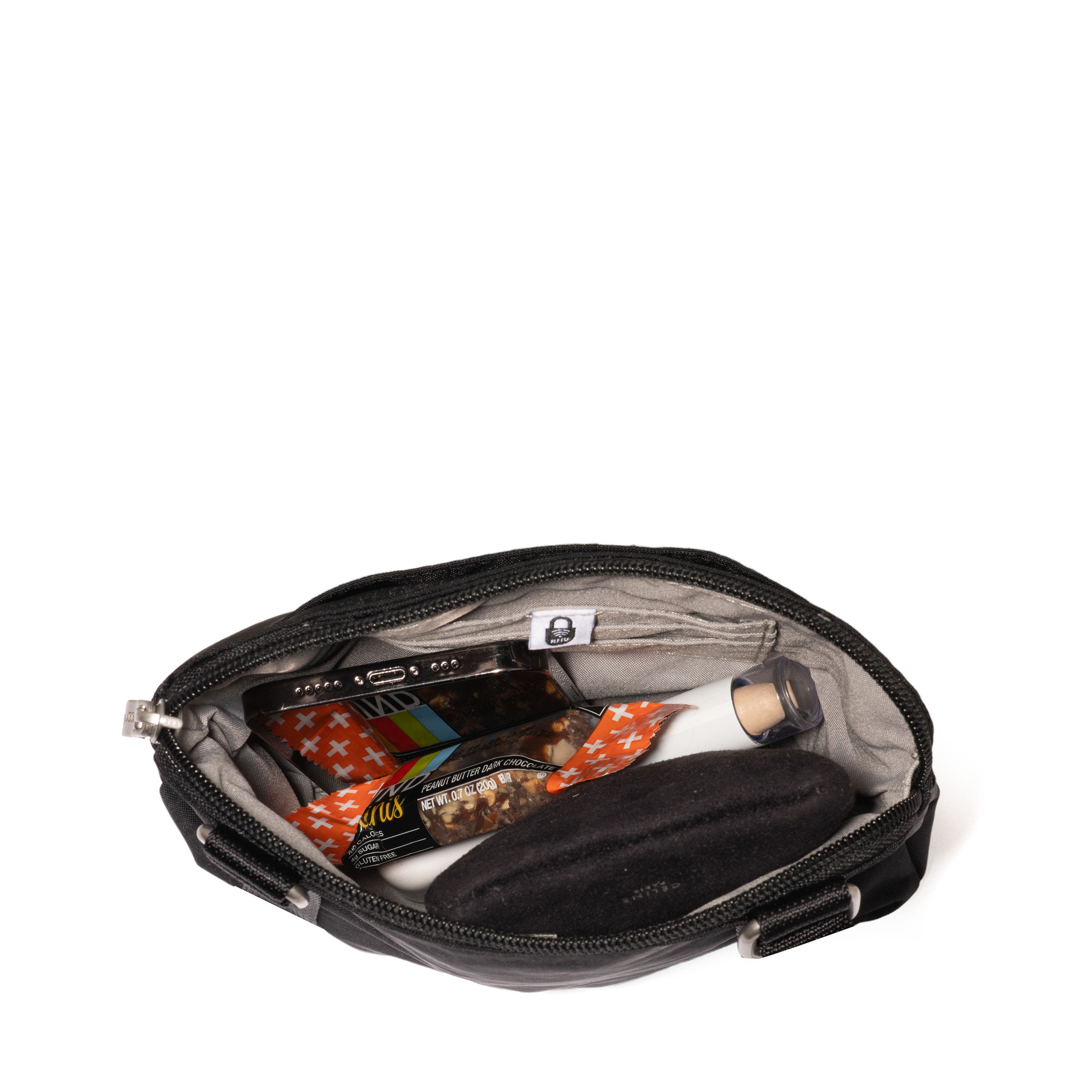 BAGGALLINI Coastal Flip Lock Mini Crossbody, Alternate, color, Black
