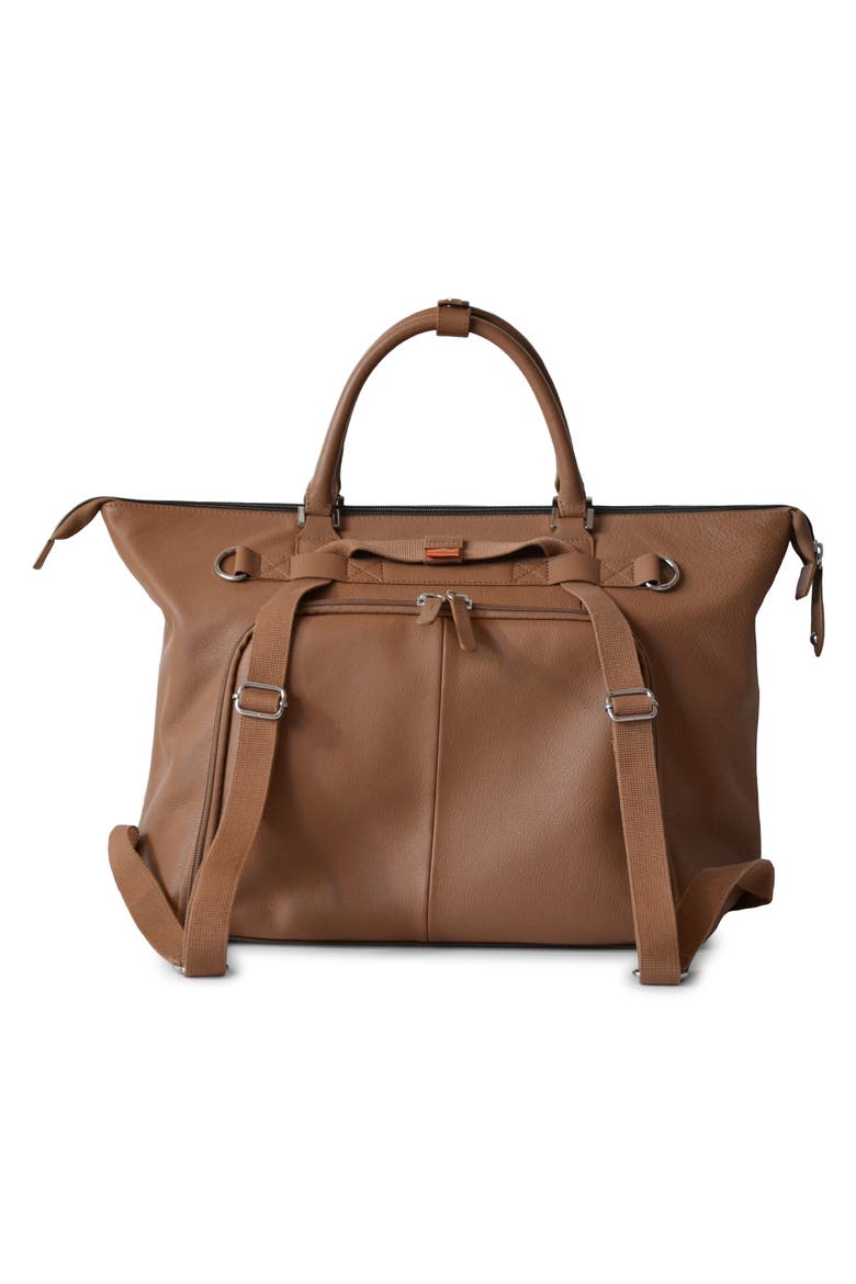 Chiltern Leather Diaper Bag, Alternate, color, MAPLE