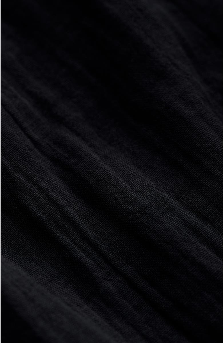 Pact Organic Cotton Coastal Double Gauze Shorts, Alternate, color, Jet Black