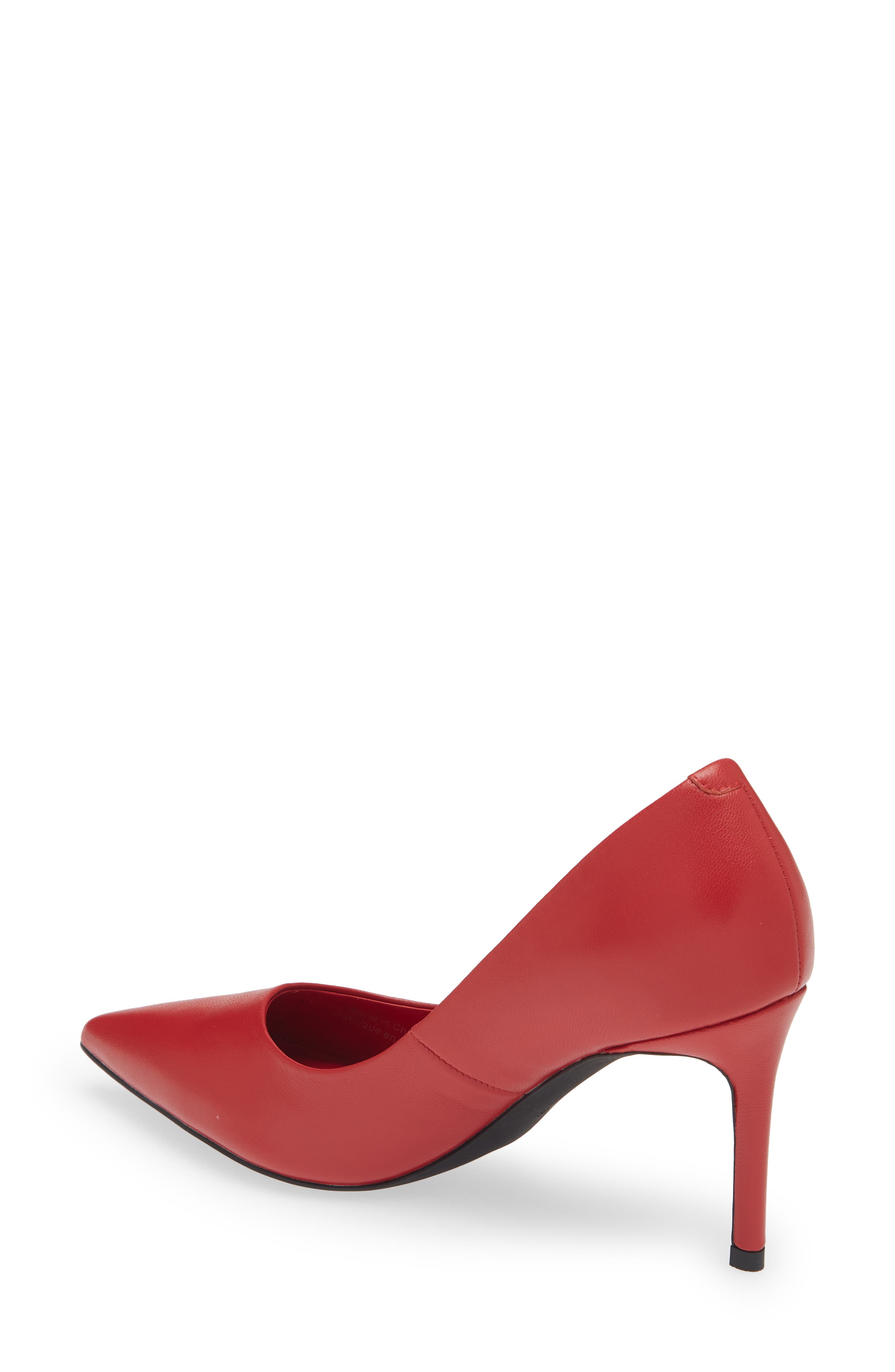 Nikia Pump, Alternate, color, RED LEATHER