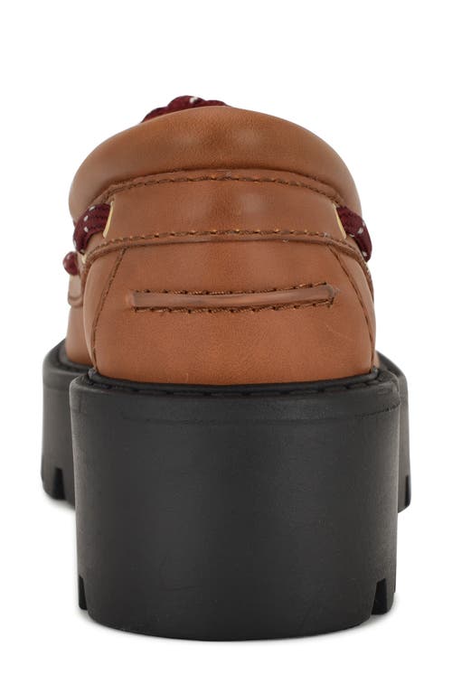 Nine West Kerisa Lug Sole Loafer In Brown
