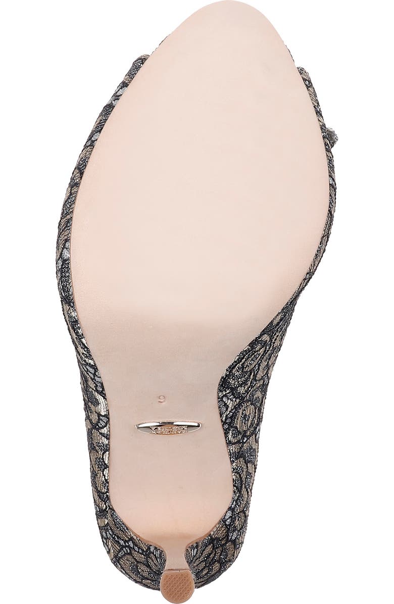 Badgley Mischka Collection Badgley Mischka Crystal Embellished Lace Pump, Alternate, color,