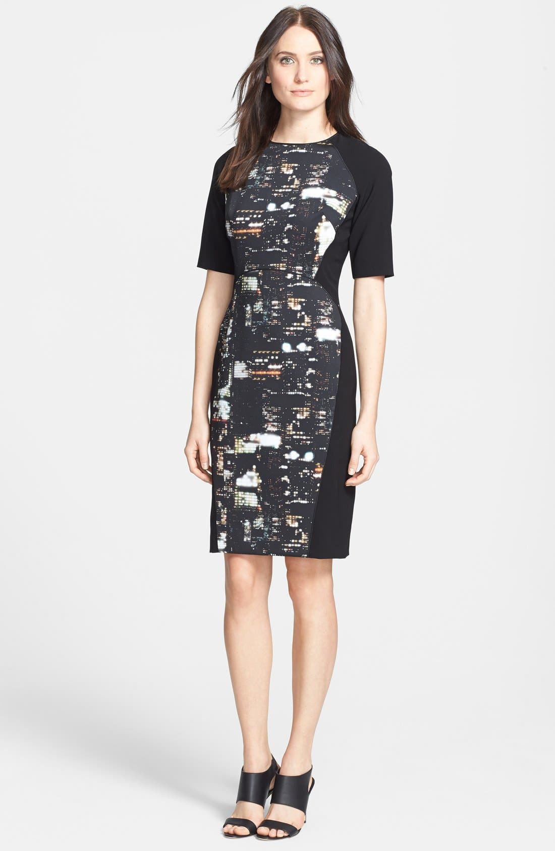 Lafayette 148 New York 'Faryn - Metro Cityscape' Sheath Dress (Women ...
