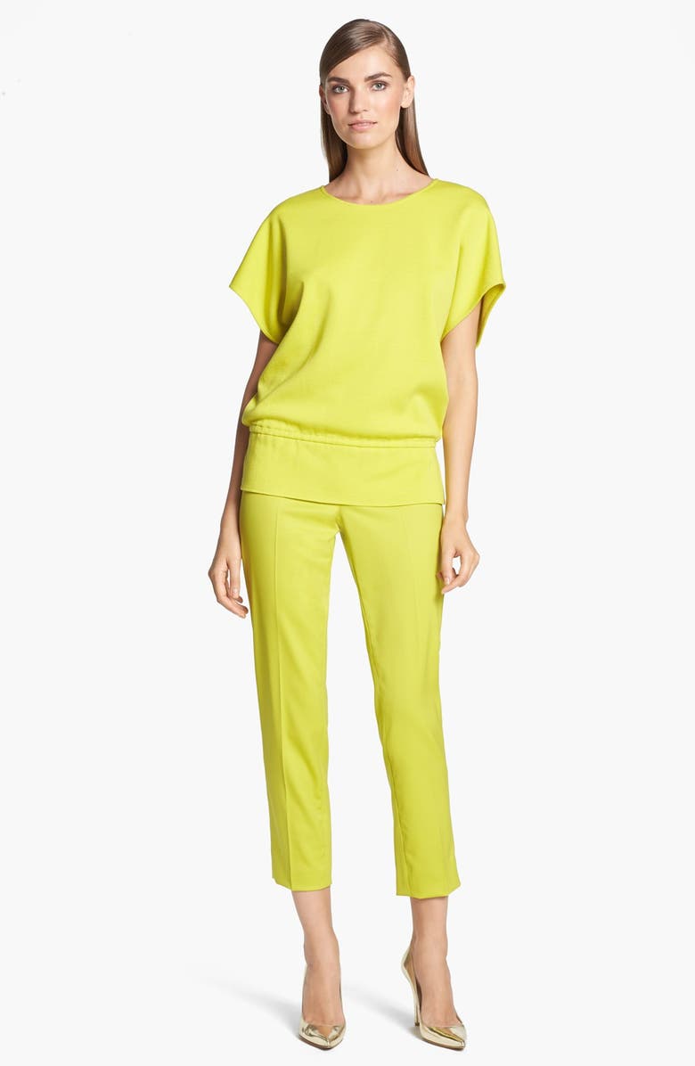 St. John Collection 'Emma' Venetian Wool Crop Pants, Alternate, color,