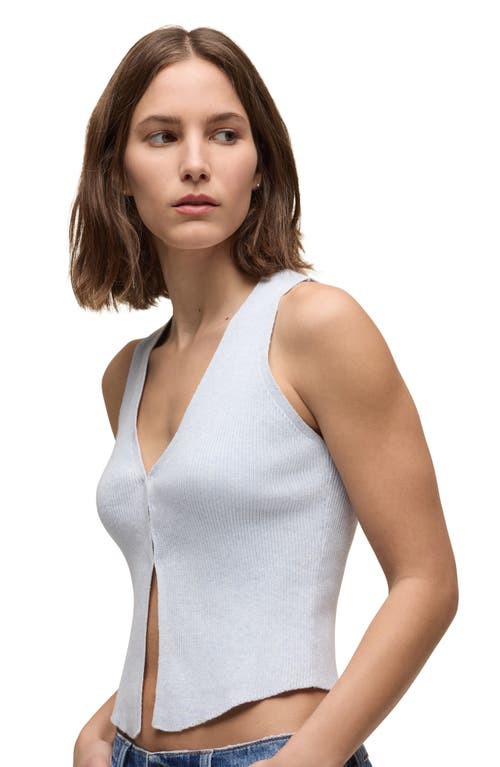 Hudson Sleeveless V Neck Sweater