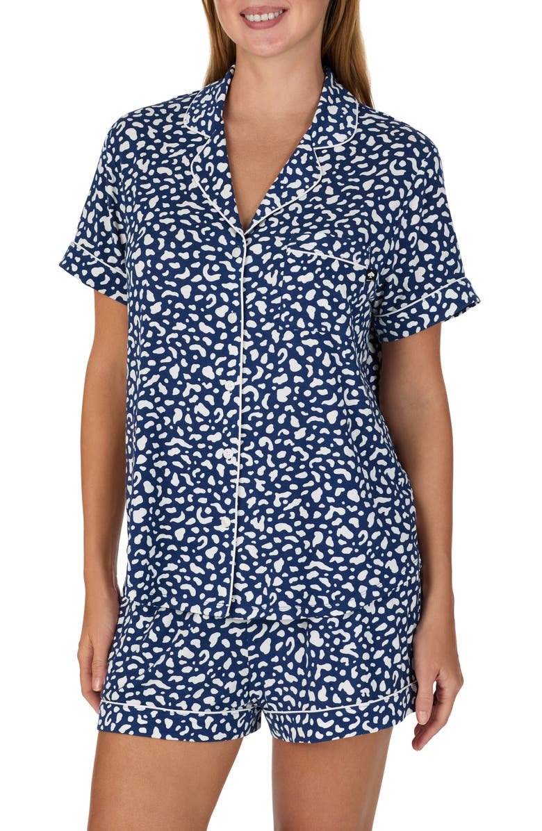 Kate Spade New York print short pajamas, Alternate, color, 