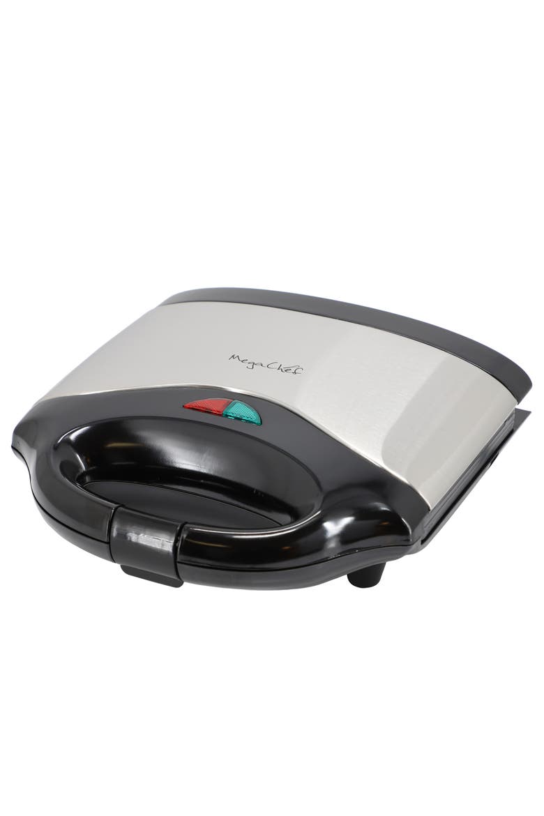 Electric Compact Aluminum Nonstick Sandwich Maker in Black, Alternate, color, Black