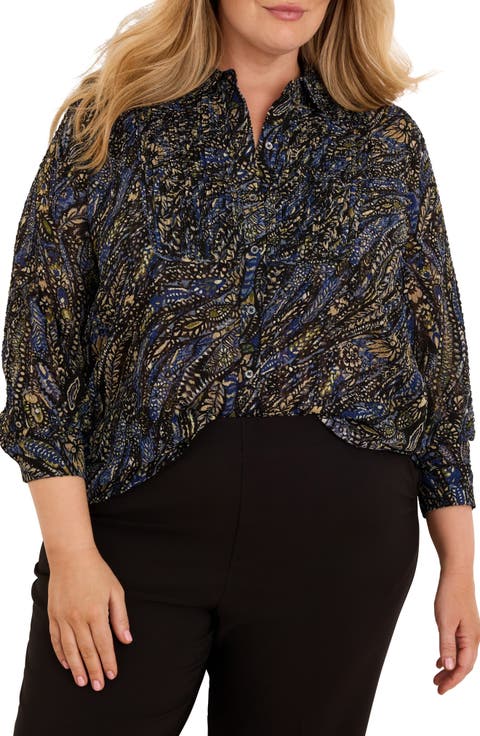 Portobello Paisley Chiffon Shirt