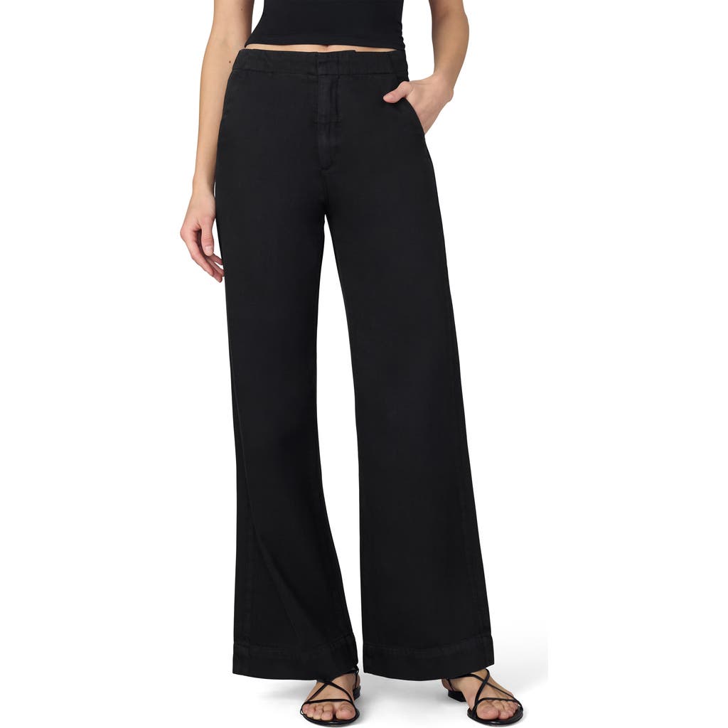 Joe's The Clean Wide Leg Trouser In Black