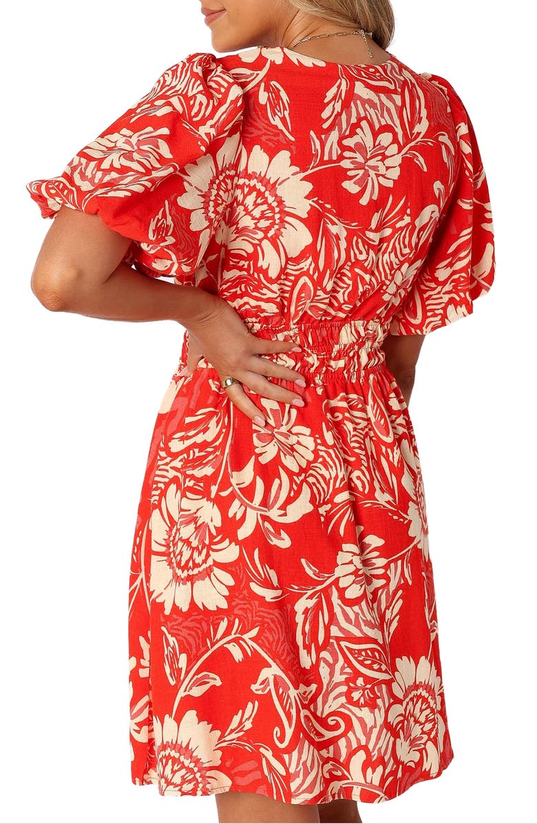 Petal & Pup Lochi Print Minidress, Alternate, color, 