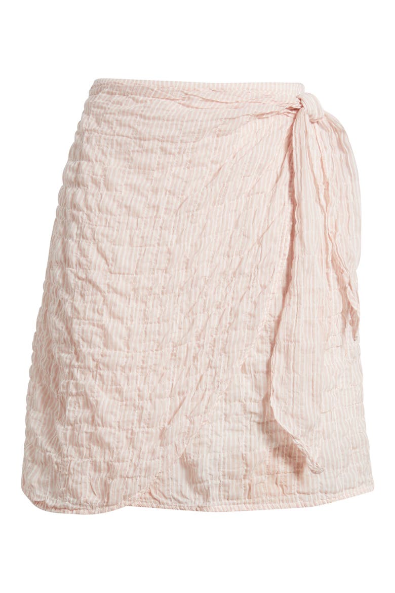 Wrap Miniskirt, Alternate, color, BLOSSOM