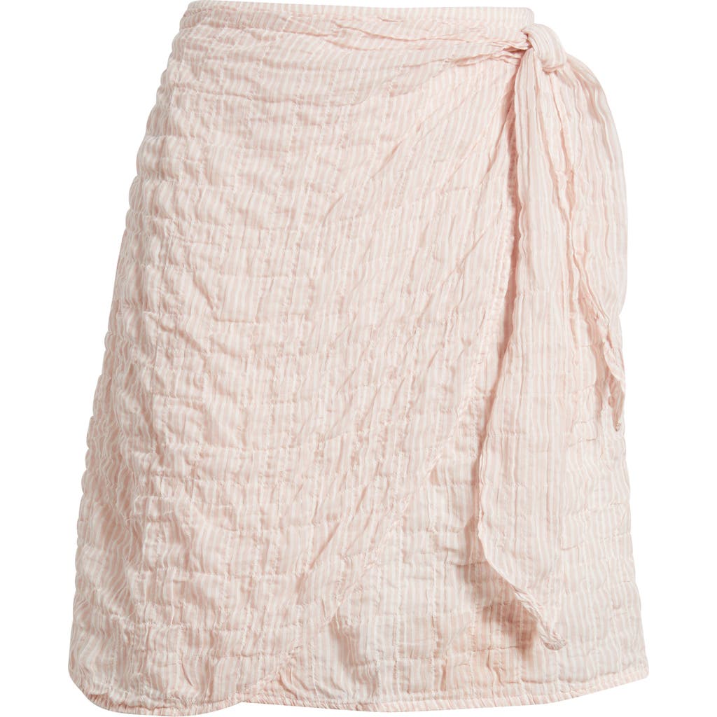 Cloth & Stone Wrap Miniskirt In Pink