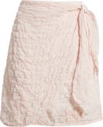 Cloth & Stone Wrap Miniskirt