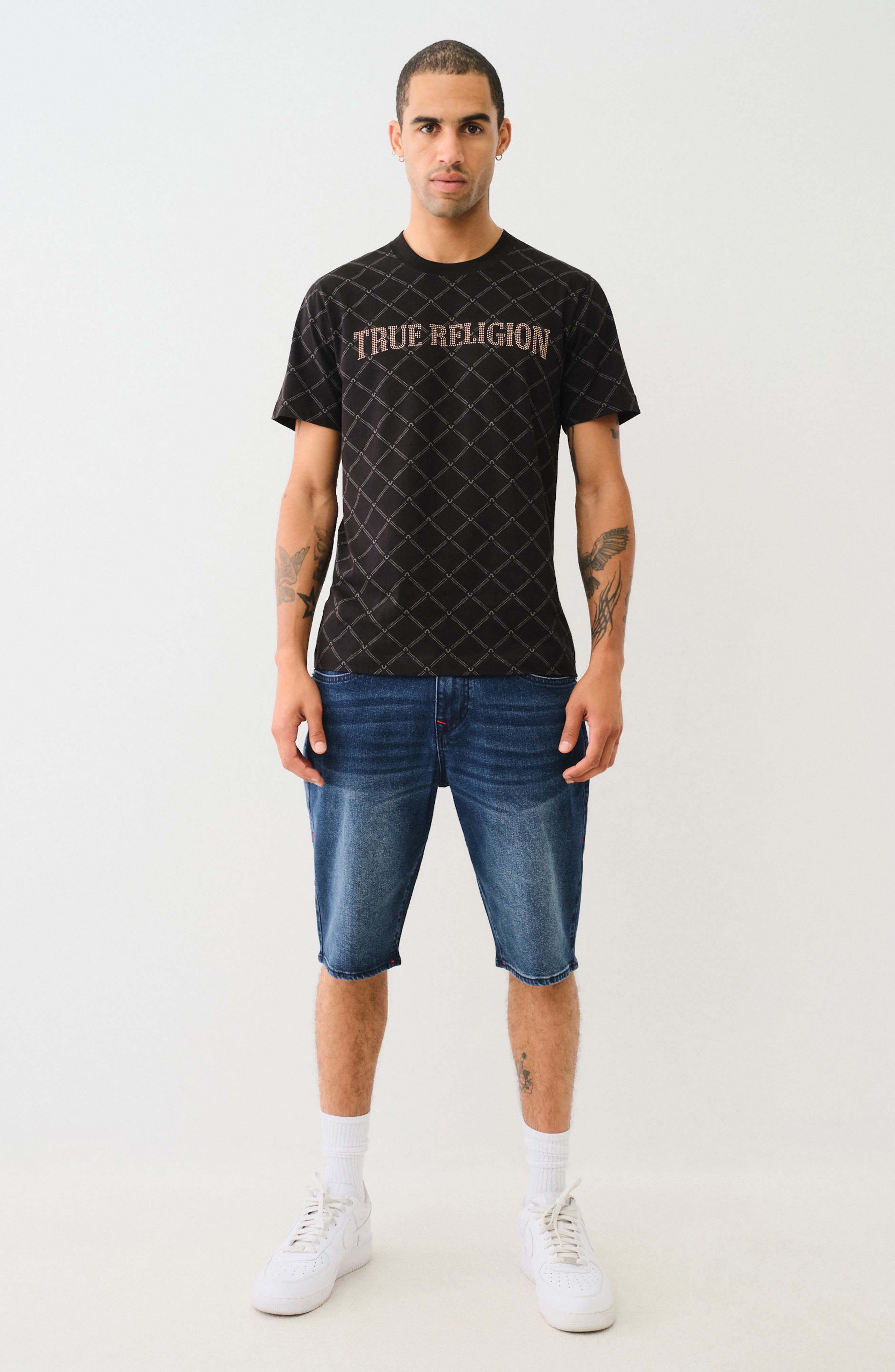 True Religion Monogram Arch Graphic T-Shirt (Men) | Nordstromrack