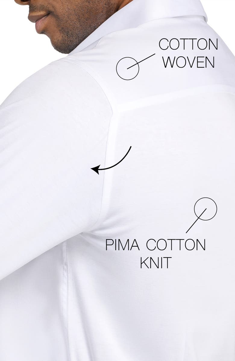 W.R.K Slim Fit Solid Reworked Dress Shirt, Alternate, color, 