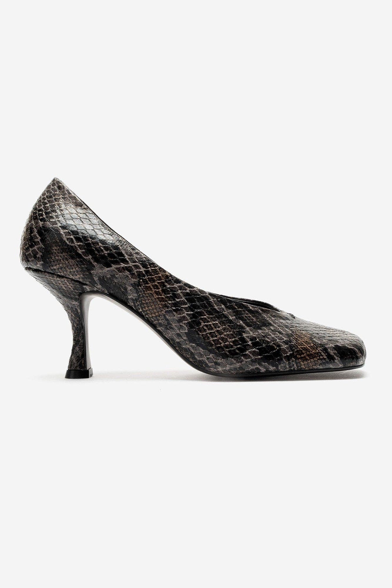 Hertz Stiletto Square Toe Pump, Alternate, color, Black Print