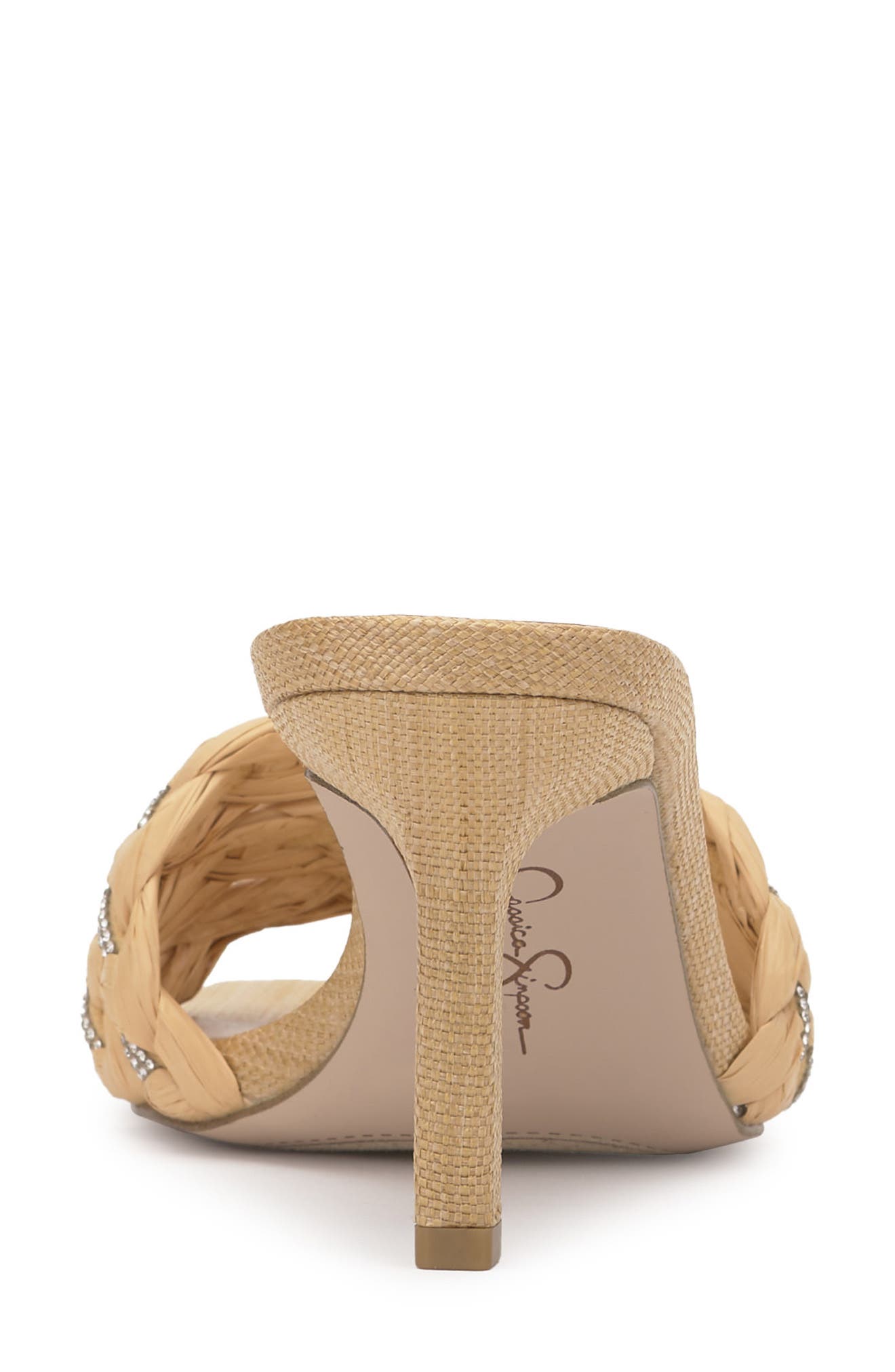 Jessica Simpson Kasova Slide Sandal, Alternate, color, Natural/ Clear