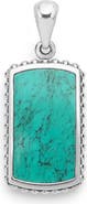 LAGOS Men's Anthem Turquoise ID Tag
