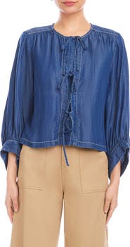 FIFTEEN TWENTY Cassie Lantern Sleeve Top