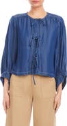 FIFTEEN TWENTY Cassie Lantern Sleeve Top