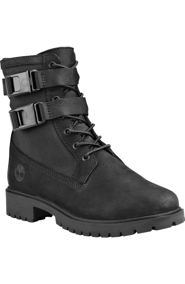 Timberland Jayne Double Buckle Waterproof Boot, Main, color,