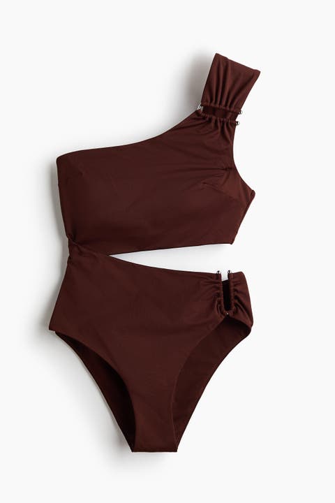 Padded-cup High Leg Swimsuit