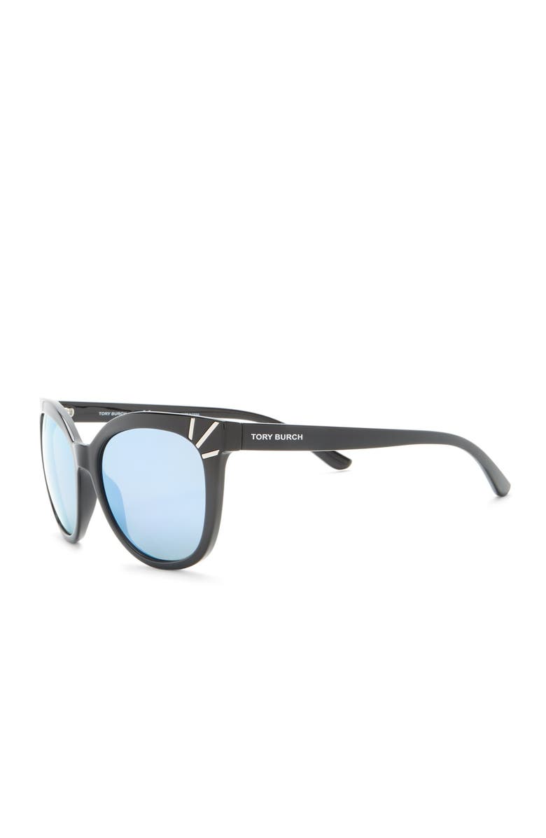 Tory Burch 56mm Cat Eye Sunglasses, Alternate, color, 