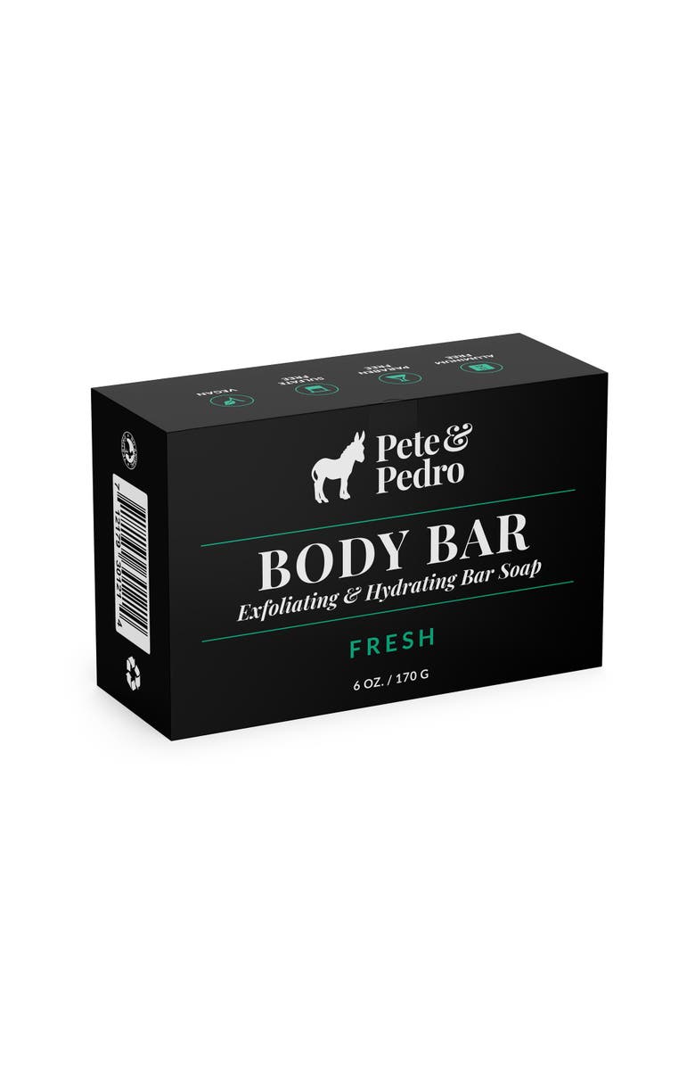 Pete & Pedro FRESH Natural Body Bar Soap, Alternate, color, NO COLOR