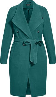 City Chic Callie Belted Coat