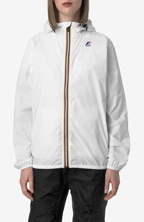 K-way Le Vrai 4.0 Claude Water Repellent Jacket In White