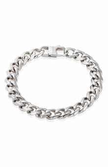 INVICTA Mens' 11mm Curb Chain Link Bracelet