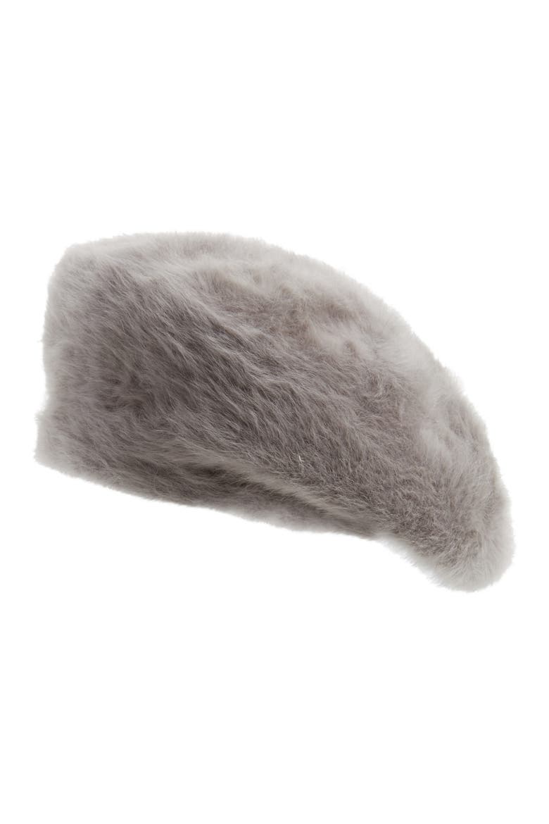 Angora Beret, Main, color, GRAPHITE