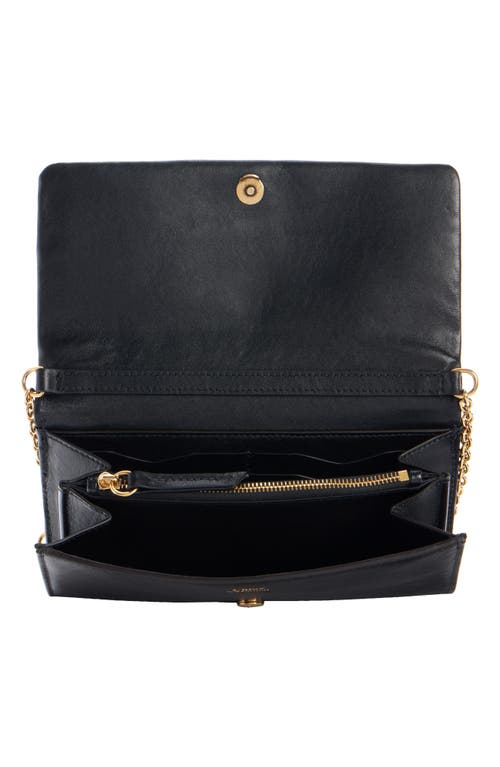 CHLOÉ CHLOÉ SPIN LEATHER WALLET ON A CHAIN 