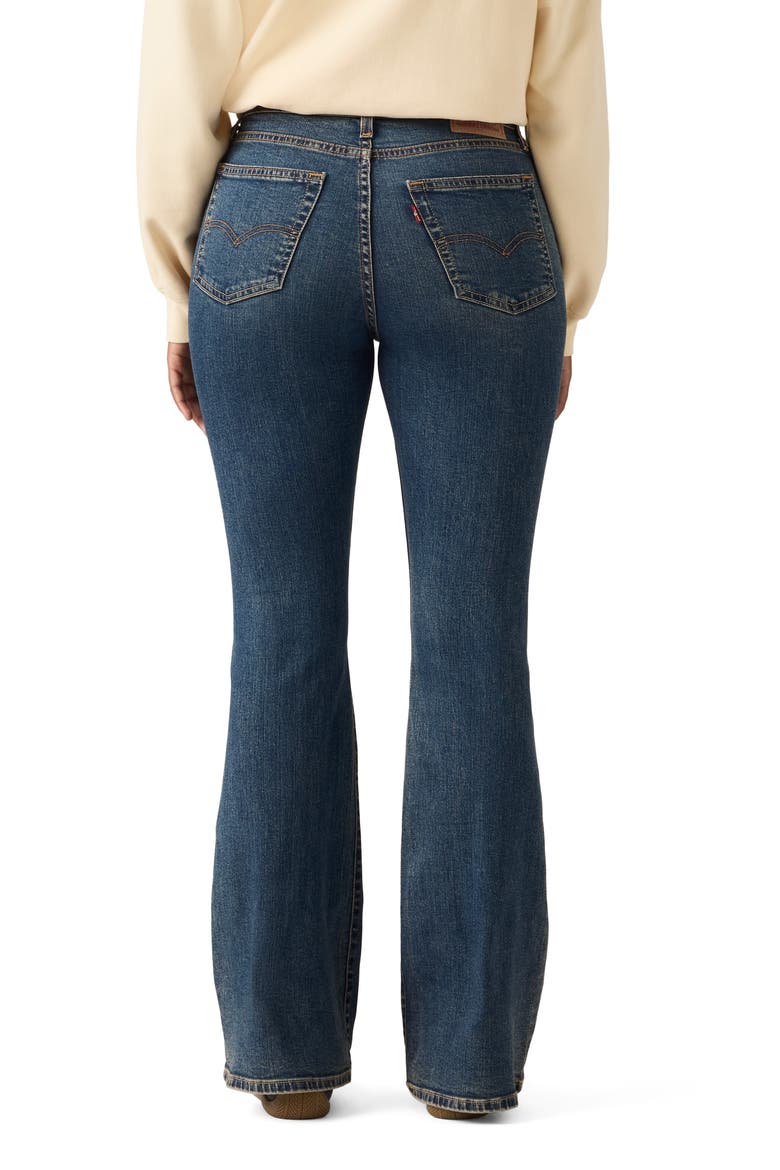726™ Ripped High Waist Flare Jeans, Alternate, color, FATED LOVE