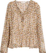 Ulla Johnson Robbie Print Silk Top