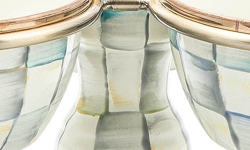 Mackenzie-childs Sterling Check Triplicity In Blue