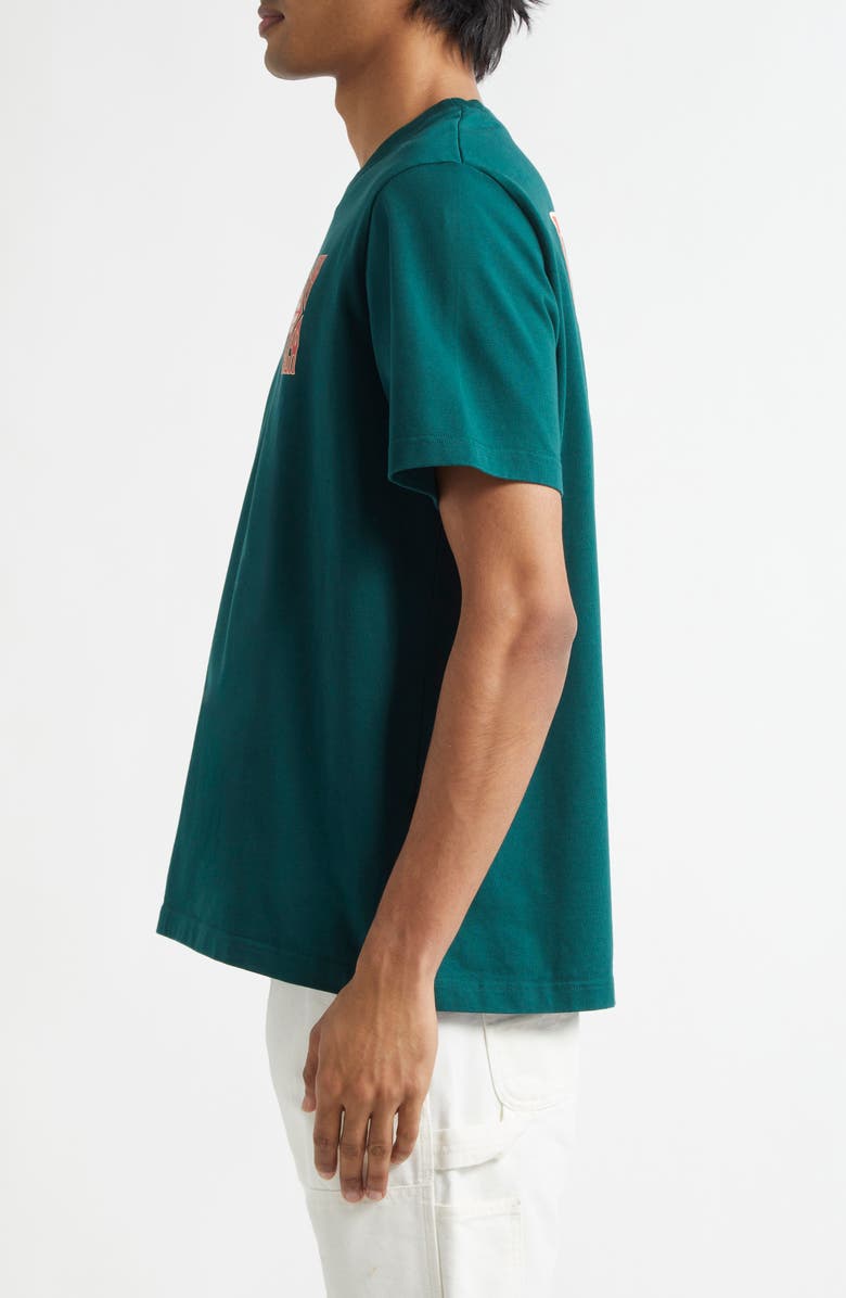 Casablanca Gothic Stacked Logo Graphic T-Shirt, Alternate, color, 