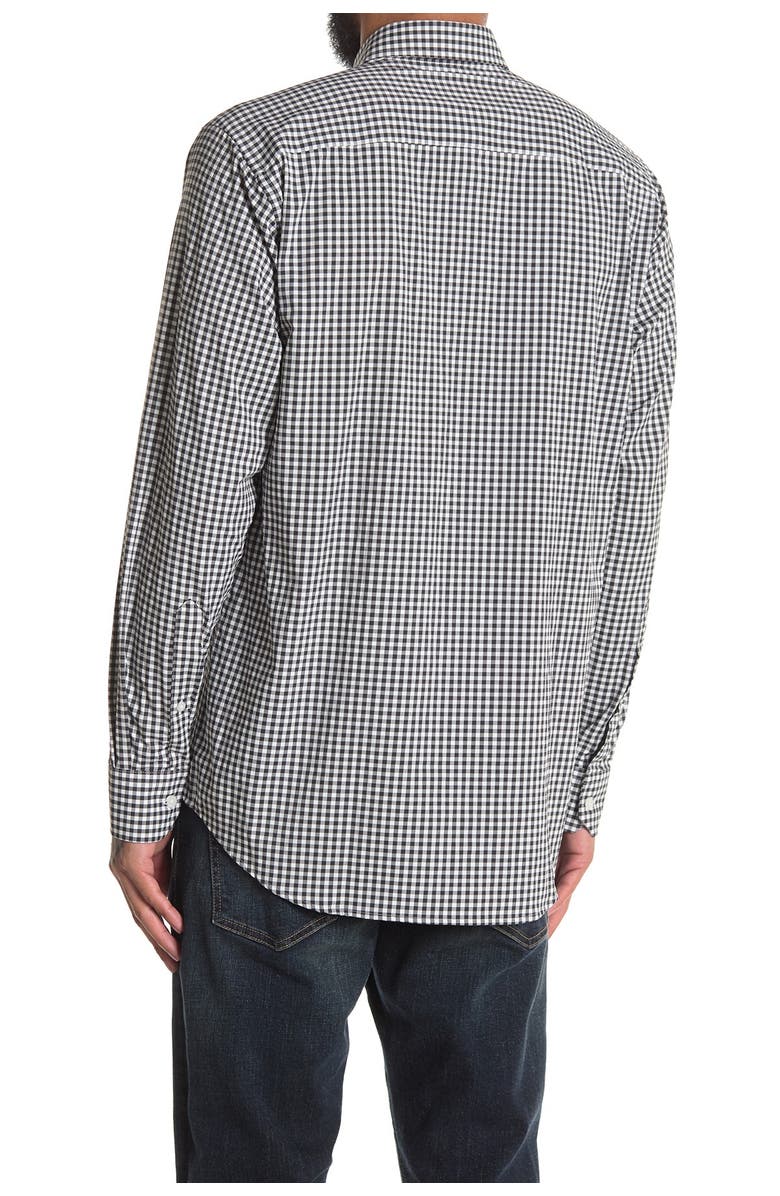 OXFORD Howell Gingham Print Regular Fit Performance Shirt, Alternate, color, 