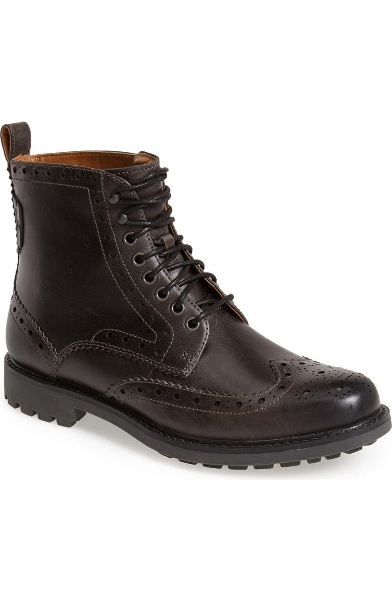 Clarks<sup>®</sup> 'Montacute Lord' Wingtip Boot, Main, color,