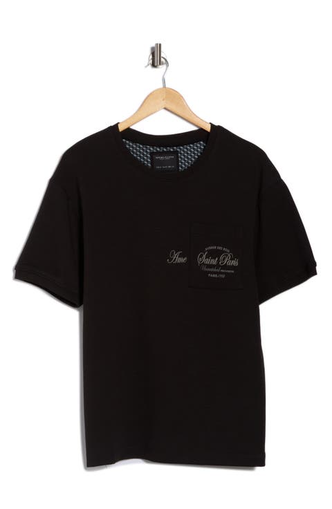 Relaxed Fit Saint Paris Graphic Pocket T-Shirt