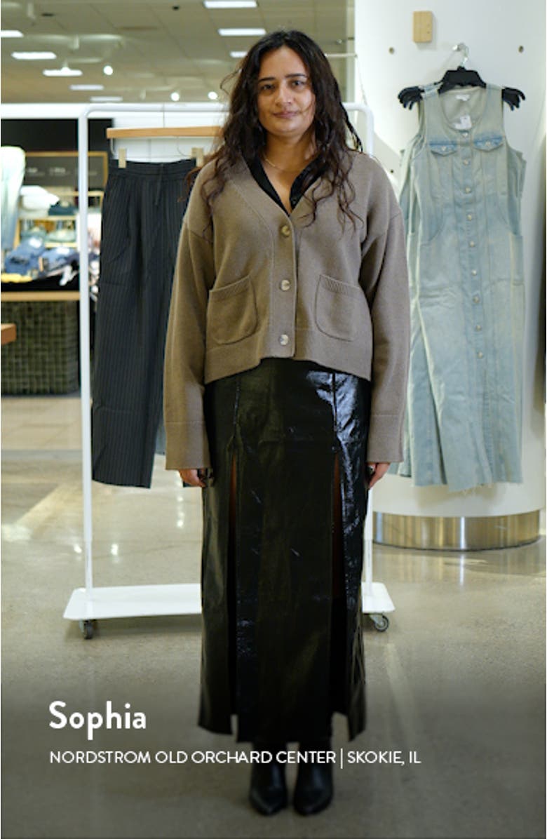 Hayes Organic Cotton & Recycled Cashmere Cardigan, sales video thumbnail