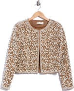 ALICE + OLIVIA Kidman Embellished Open Front Jacket