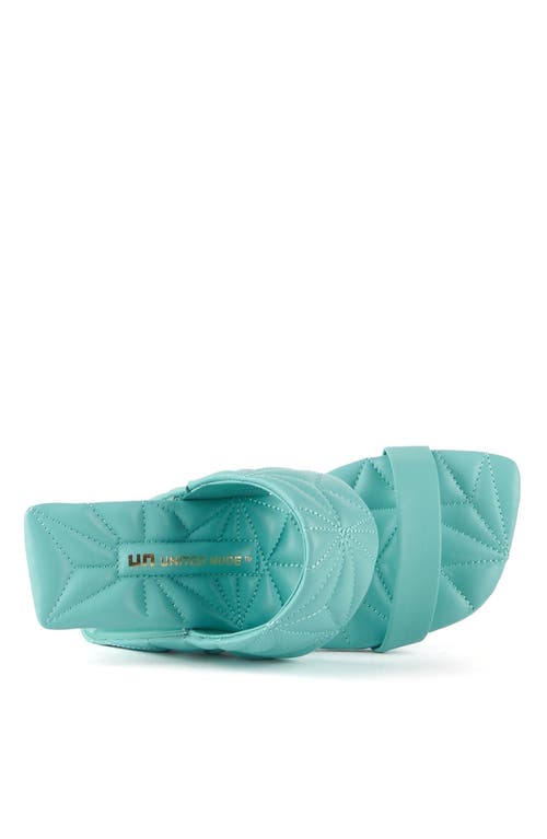 United Nude Loop Hi Puffy Sandals In Blue