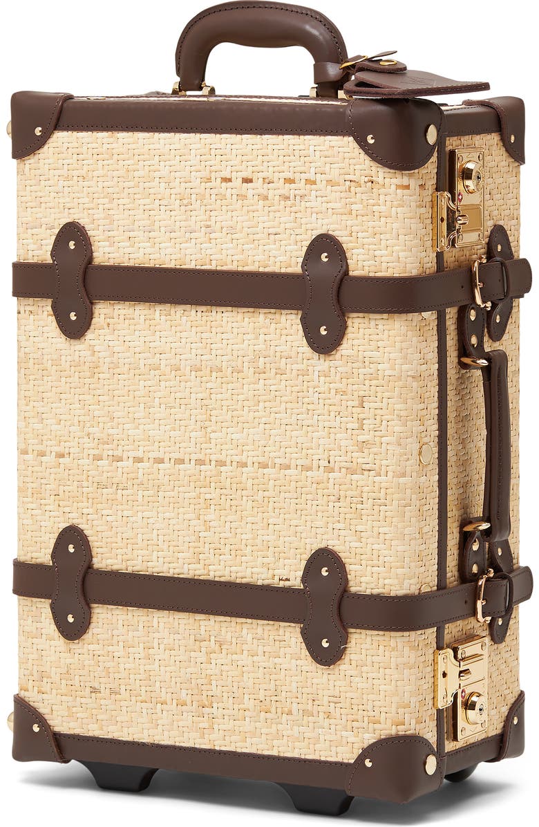 SteamLine Luggage The Explorer 20-Inch Rattan Rolling Carry-On, Main, color,