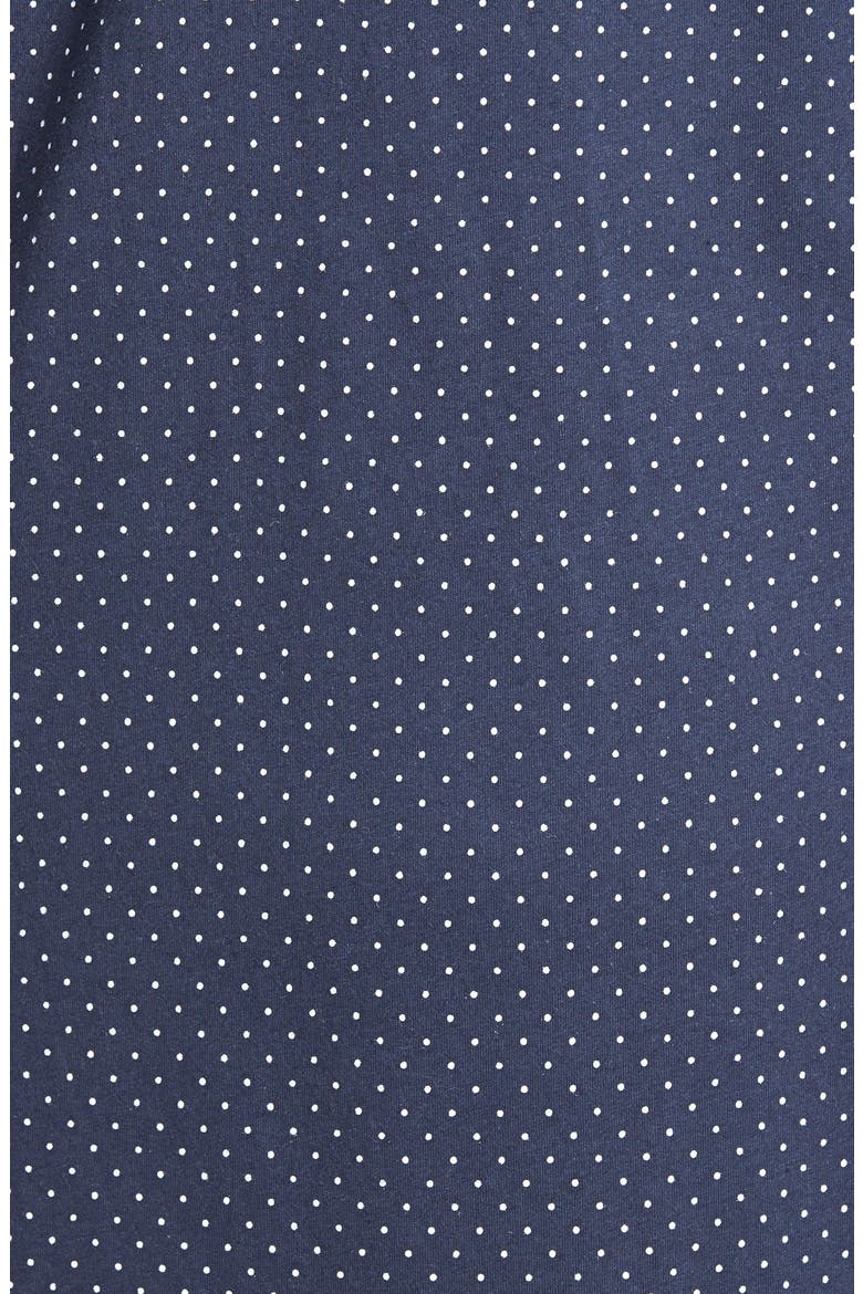 Knit Jersey Sleep Shirt, Alternate, color, MADELEINE NAVY/ WHITE DOT