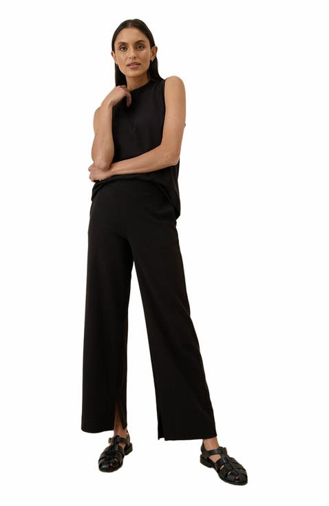 Organic Cotton Airplane Wide Leg Pant - 26" Inseam