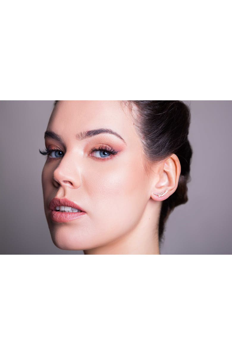 Arte Nova Jewellery Ear Cuff Earrings, Alternate, color, Silver Gold Plated